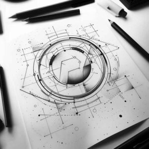 geometric tattoo design ideas parallel lines ornamental ring meaning resilience