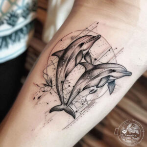 geometric tattoo design ideas geometric art ornamental swirl stands for resilience