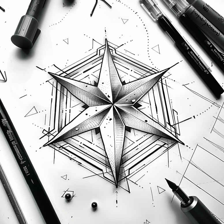 geometric tattoo design ideas symmetrical sacred geometry for side torso