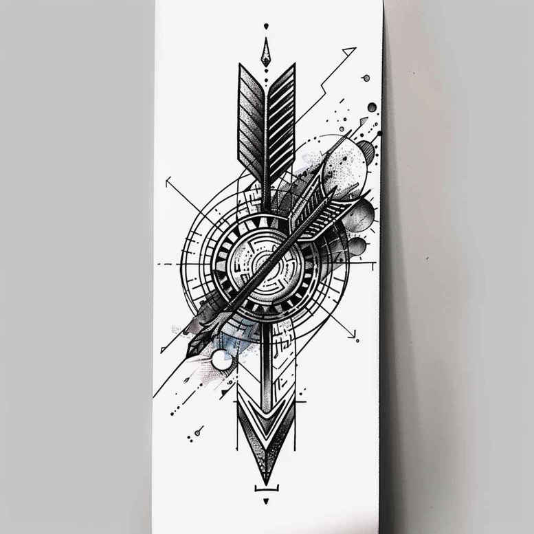 geometric tattoo design ideas repetitive pattern sacred geometry meaning perseverance