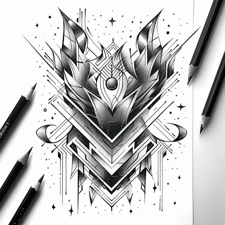 geometric tattoo design ideas circle geometry spirituality symbol of perseverance