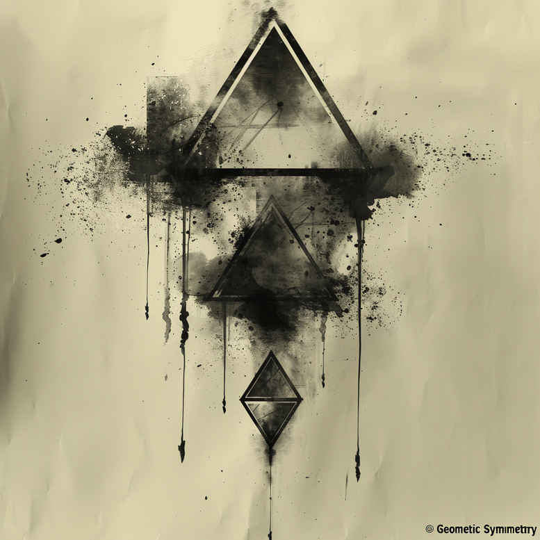 geometric tattoo design ideas geometric split unbroken circle courage and power