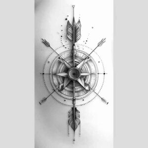 geometric tattoo design ideas traditional flash unending meaning resilience