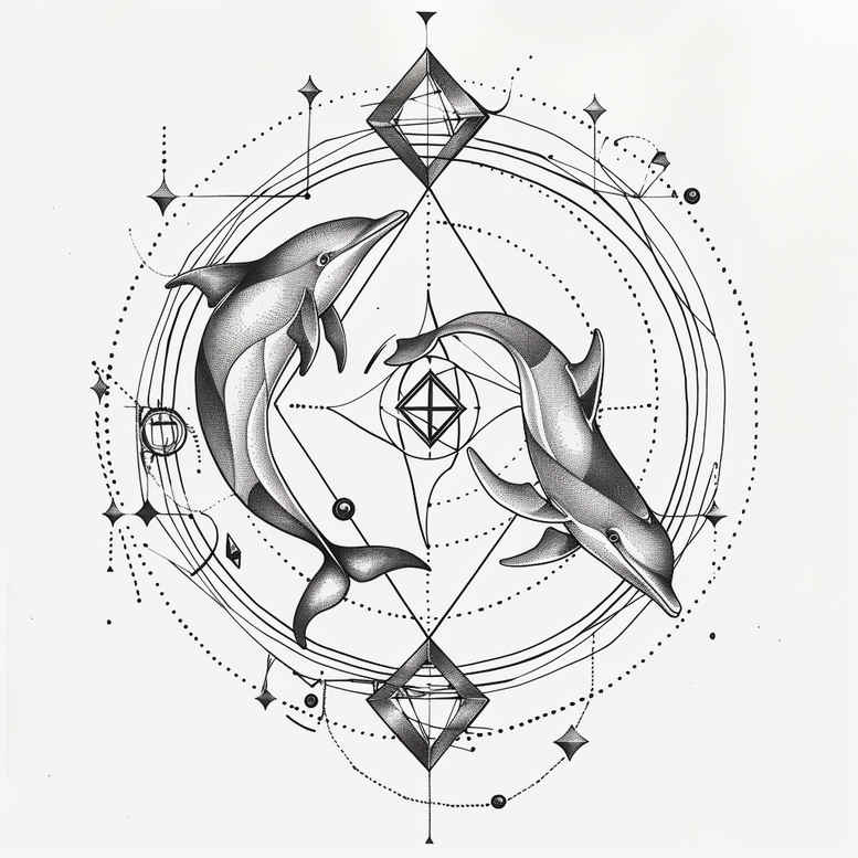 geometric tattoo design ideas cube universe for side torso