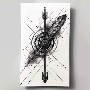 geometric tattoo design ideas cube illusion vibration for heel