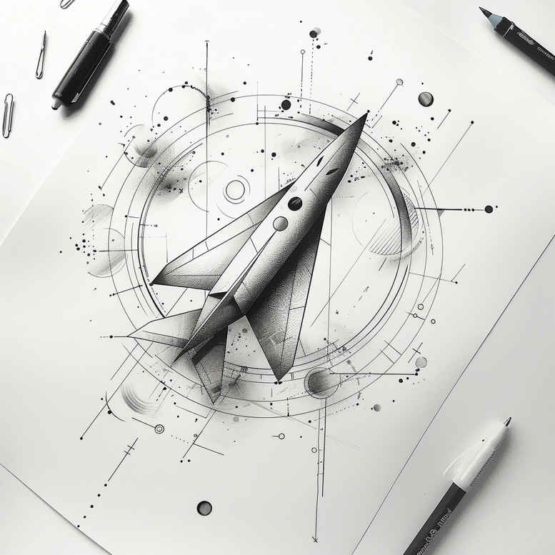 geometric tattoo design ideas military theme wavy lines for upper shoulder