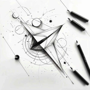 tattoo-with-light-effects – tattoo design ideas free ai generated – soft-curve – for-chest – Gallery: geometric-inkby-ai