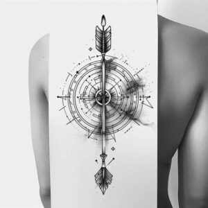 tattoo-with-light-effects – tattoo design ideas free ai generated – soft-curve – for-wrist – Gallery: geometric-inkby-ai