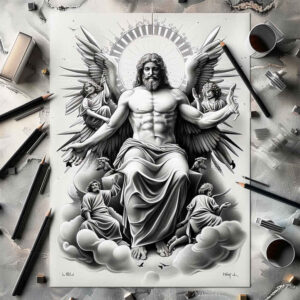 almighty-god – tattoo design ideas free ai generated – delicate-highlight – for-wrist-side – Gallery: god-inkby-ai