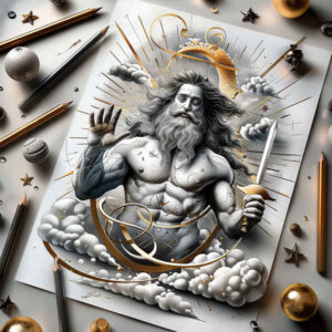 almighty-god – tattoo design ideas free ai generated – neotraditional-artful-color – for-upper-back – Gallery: god-inkby-ai