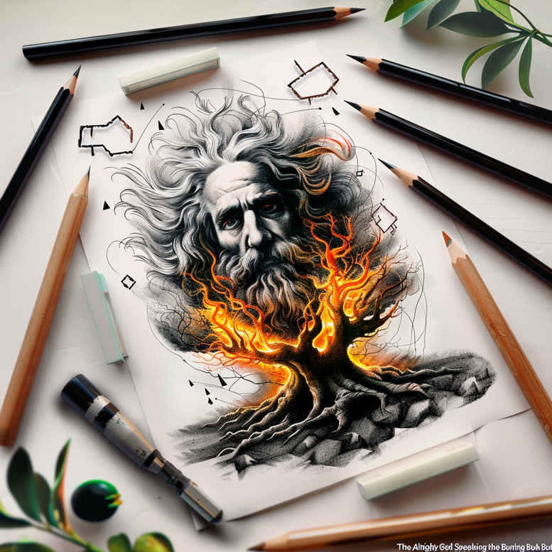 blessing-god – tattoo design ideas free ai generated – realism-tattoo – for-shin – Gallery: god-inkby-ai