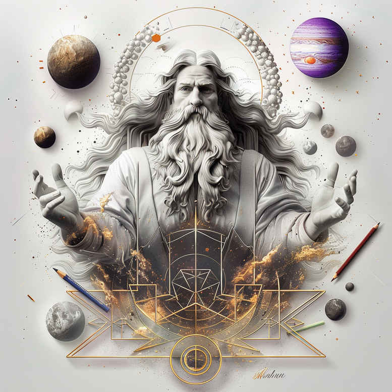 creator-god – tattoo design ideas free ai generated – photo-ink – for-wrist-side – Gallery: god-inkby-ai