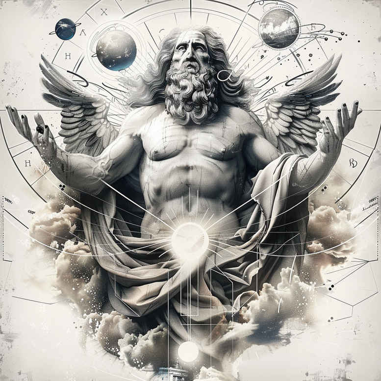 divine-energy – tattoo design ideas free ai generated – subtle-gradients – for-back-shoulder – Gallery: god-inkby-ai