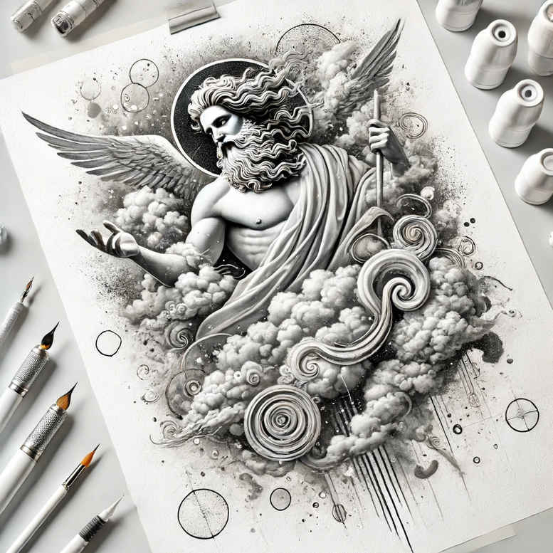 divine-guidance – tattoo design ideas free ai generated – neotraditional-modern-classic – for-elbow – Gallery: god-inkby-ai