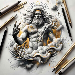 divine-light – tattoo design ideas free ai generated – balanced-light – for-upper-thigh – Gallery: god-inkby-ai