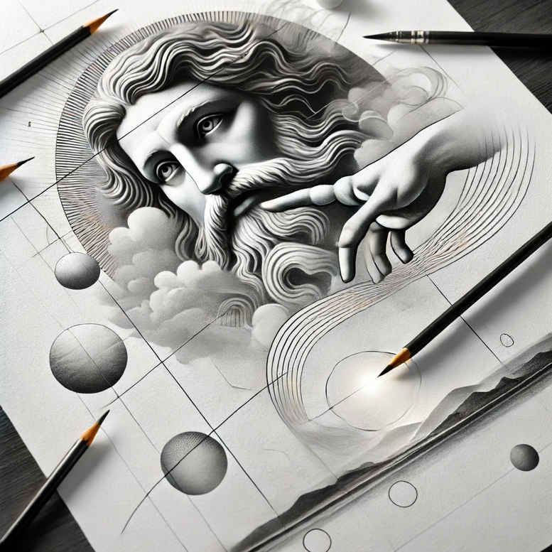 divine-light – tattoo design ideas free ai generated – color-precision – for-ribs – Gallery: god-inkby-ai