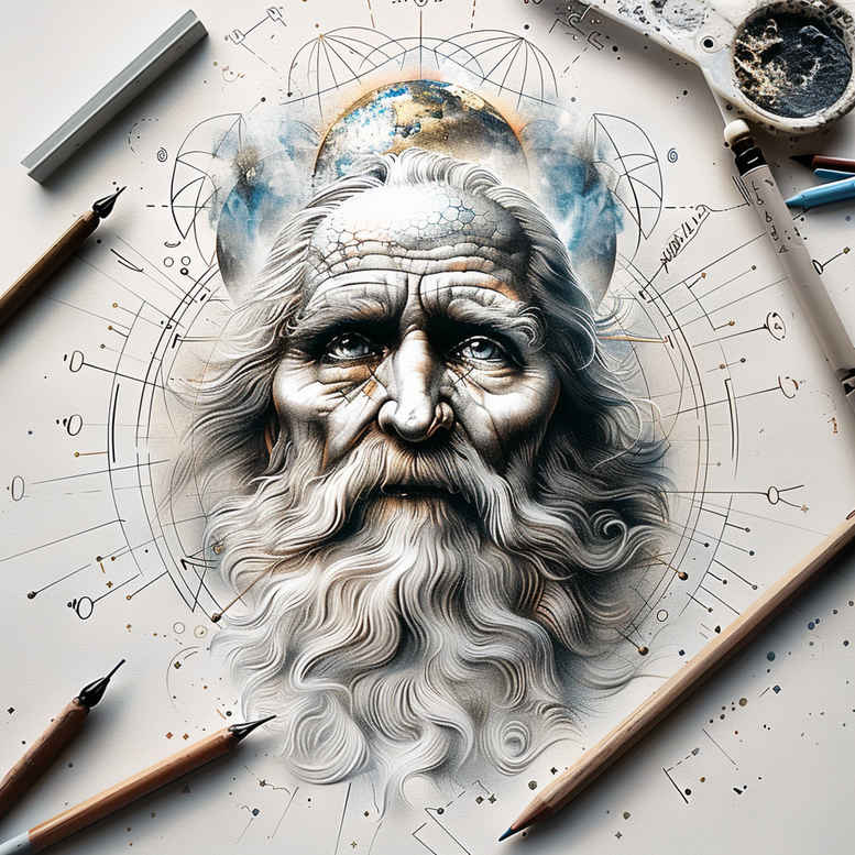 divine-light-symbol – tattoo design ideas free ai generated – highlighted-contrast – for-sternum – Gallery: god-inkby-ai