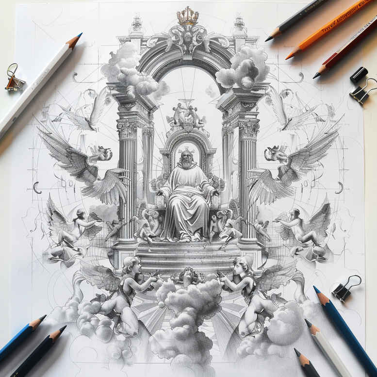divine-mystery – tattoo design ideas free ai generated – realistic-perspective – for-foot – Gallery: god-inkby-ai