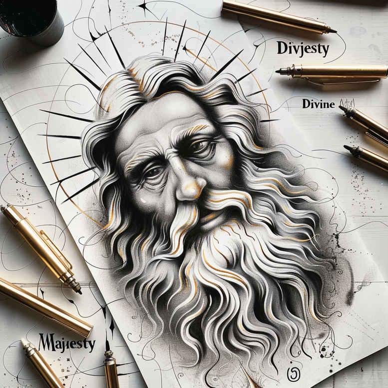 divine-power – tattoo design ideas free ai generated – high-resolution-tattoo – for-triceps – Gallery: god-inkby-ai