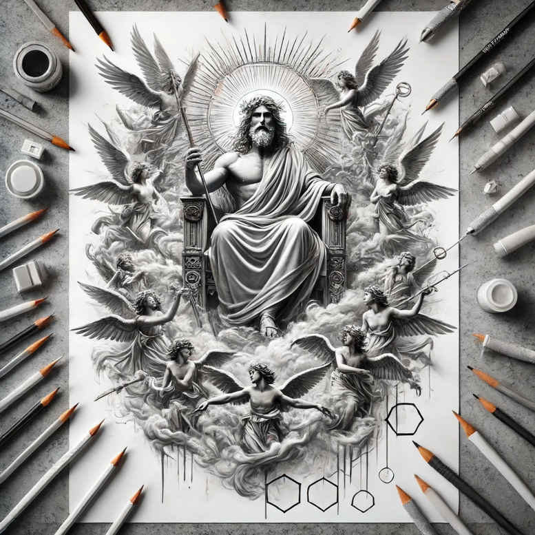 divine-presence-surrealism-dreamlike-for-hand – tattoo design ideas free ai generated – Gallery: god-inkby-ai