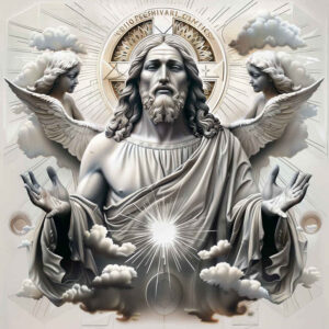 divine-sign – tattoo design ideas free ai generated – high-contrast – for-lower-leg – Gallery: god-inkby-ai