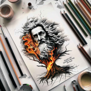 divine-sign – tattoo design ideas free ai generated – highlight-detail – for-inner-arm – Gallery: god-inkby-ai
