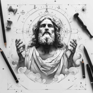 divine-sign – tattoo design ideas free ai generated – realism-lifelike – for-arm – Gallery: god-inkby-ai