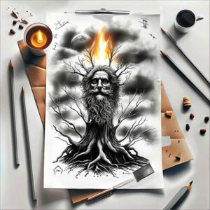 divine-will – tattoo design ideas free ai generated – optical-illusion – for-collarbone – Gallery: god-inkby-ai