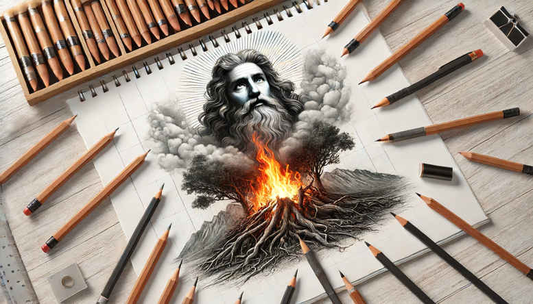 eternal-god – tattoo design ideas free ai generated – dimensional-ink – for-hand – Gallery: god-inkby-ai
