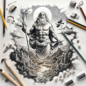 eternal-god – tattoo design ideas free ai generated – moist-effect – for-back – Gallery: god-inkby-ai