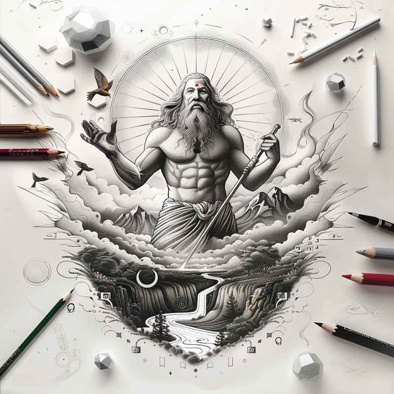 faith-god – tattoo design ideas free ai generated – neotraditional-artistic-shading – for-arm – Gallery: god-inkby-ai