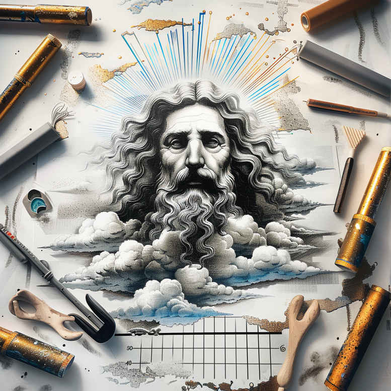 god-of-truth – tattoo design ideas free ai generated – highlight-detail – for-knee – Gallery: god-inkby-ai