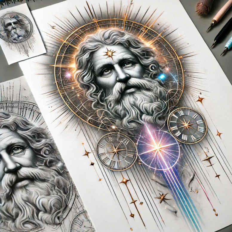 god-of-truth – tattoo design ideas free ai generated – naturalistic – for-lower-arm – Gallery: god-inkby-ai