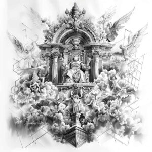 gods-love – tattoo design ideas free ai generated – blended-gradients – for-triceps – Gallery: god-inkby-ai