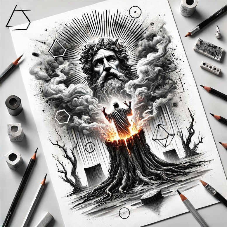 gods-love – tattoo design ideas free ai generated – neotraditional-balanced-tones – for-hand – Gallery: god-inkby-ai