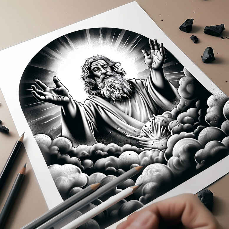 higher-power – tattoo design ideas free ai generated – high-fidelity – for-collarbone – Gallery: god-inkby-ai