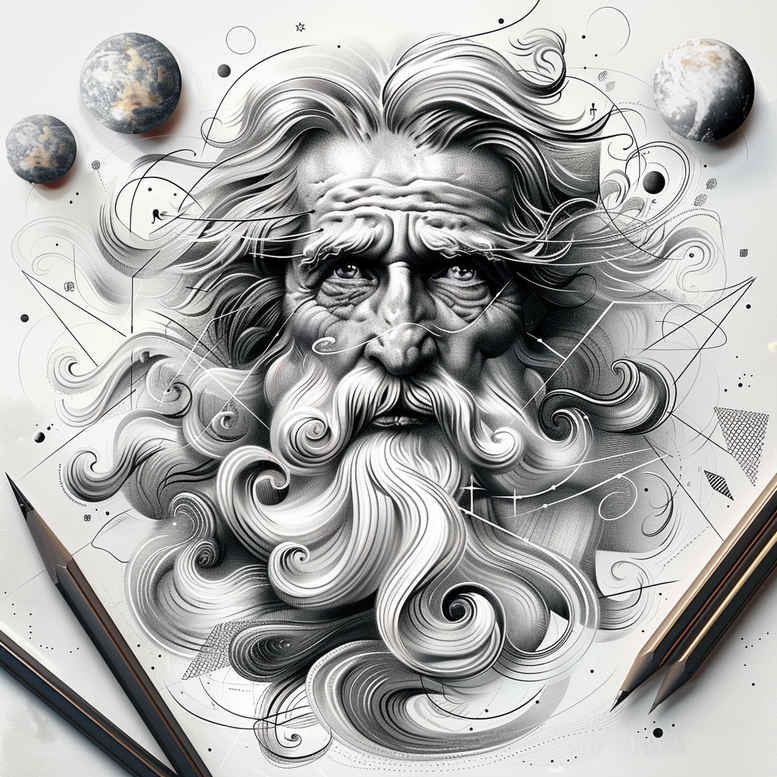 higher-power – tattoo design ideas free ai generated – natural-finish – for-side-torso – Gallery: god-inkby-ai