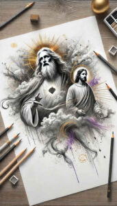 higher-power – tattoo design ideas free ai generated – true-to-life – for-fingers – Gallery: god-inkby-ai