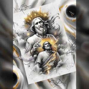 holy-presence – tattoo design ideas free ai generated – naturalistic – for-temple – Gallery: god-inkby-ai