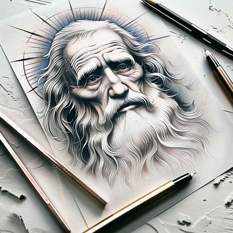 holy-spirit – tattoo design ideas free ai generated – realistic – for-back-shoulder – Gallery: god-inkby-ai