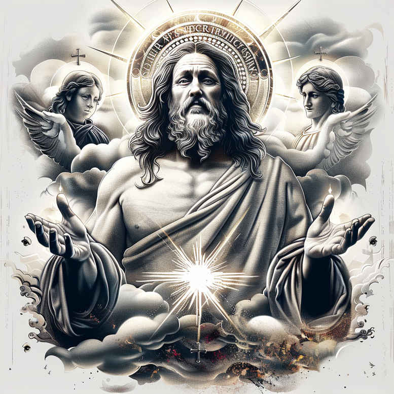 mystical-god – tattoo design ideas free ai generated – focal-blur – for-fingers – Gallery: god-inkby-ai