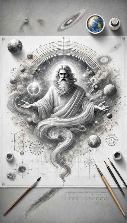omniscient-god – tattoo design ideas free ai generated – color-precision – for-scapula – Gallery: god-inkby-ai