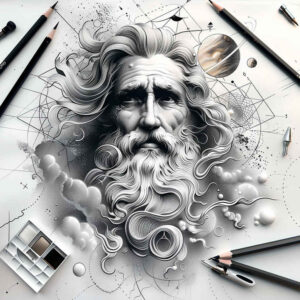 omniscient-god – tattoo design ideas free ai generated – visual-truth – for-wrist-side – Gallery: god-inkby-ai