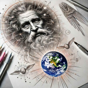 protector-god – tattoo design ideas free ai generated – rich-blacks – for-stomach – Gallery: god-inkby-ai
