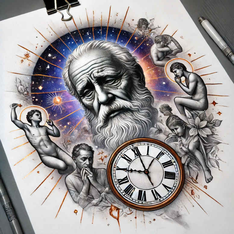 spiritual-guide – tattoo design ideas free ai generated – depth-realism – for-triceps – Gallery: god-inkby-ai