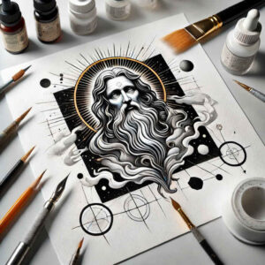 spiritual-guide – tattoo design ideas free ai generated – realistic-shadowing – for-side-torso – Gallery: god-inkby-ai