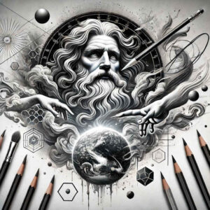 spiritual-presence – tattoo design ideas free ai generated – depth-shading – for-temple – Gallery: god-inkby-ai