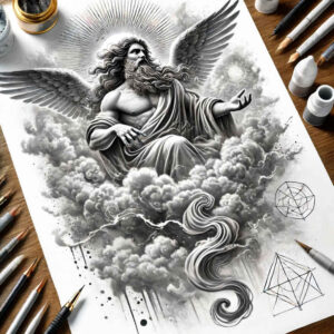 spirituality – tattoo design ideas free ai generated – visual-truth – for-scapula – Gallery: god-inkby-ai