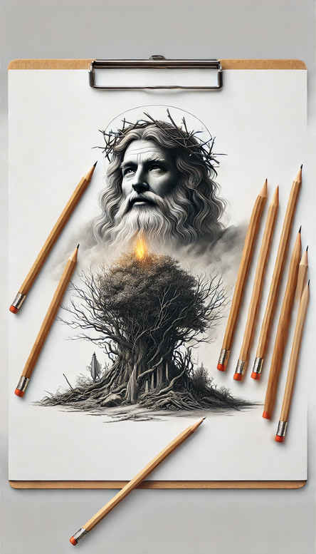 god tattoo design ideas Realism natural look all-seeing meaning strength