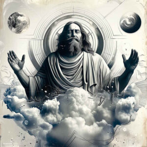 god tattoo design ideas Realism detail accuracy benevolent for spine